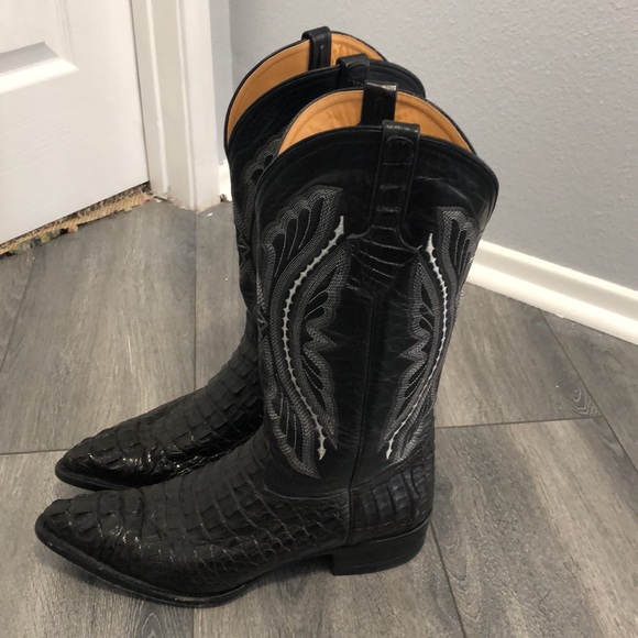 Ferrini Alligator Boots Size 12 - Picture 5 of 8